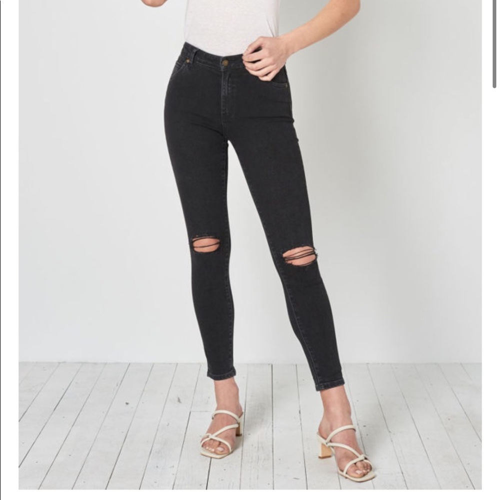 Rolla’s Westcoast Skinny Jeans in Black